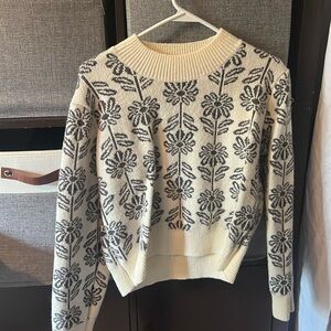 &merci flower sweater